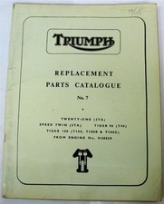Triumph range illustrated for sale  LEICESTER
