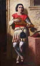 Cuadro Mandolina Troubadour Música Guitarra Renacimiento Romantismo Hombre comprar usado  Enviando para Brazil
