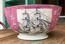 Pink splash lustreware for sale  CANTERBURY