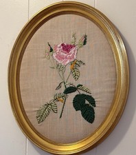 Antique needlepoint floral for sale  Cockeysville