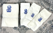 Ritz Carlton Toalhas Bordadas Leão Azul 1 Toalha de Banho 3 Toalhas de Mão Conjunto de 4 comprar usado  Enviando para Brazil