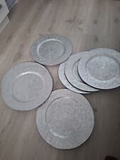 Set 7charger plates for sale  INVERURIE