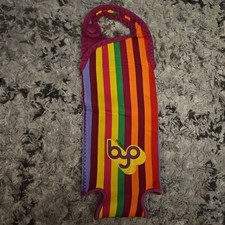 Bolsa de uma garrafa BYO isola e protege bebidas listrada multicolorida 1L usada comprar usado  Enviando para Brazil