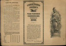 War savings certificate for sale  Wantagh