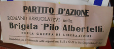 Manifesto proclama locandina usato  Roma