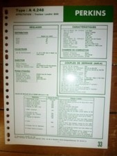 A4.248 fiche technique d'occasion  France