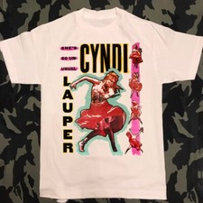Camiseta unissex de algodão adulto Cyndi Lauper She's So Unusual tamanho P a 5XL BT360 comprar usado  Enviando para Brazil