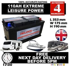 12v 110ah leisure for sale  LUTON