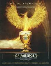 Publicité papier bière d'occasion  Vif