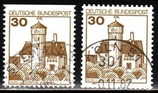 Usado, Burgen & Schlösser aus MH 30 PF Mi. 914 C & D  RUNDSTEMPEL - O comprar usado  Enviando para Brazil