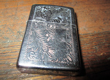 Chrome venetian zippo for sale  LONDON