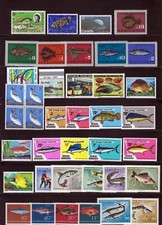Coleção de selos perfeitos/usados de espécies de peixes, água doce e salgada ZAYIX 0525L0041 comprar usado  Enviando para Brazil