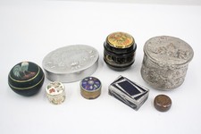 Trinket boxes enamel for sale  LEEDS