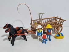 Playmobil 3503 Antigua Carreta Carro Familia Granjero Granja Oeste Medieval comprar usado  Enviando para Brazil
