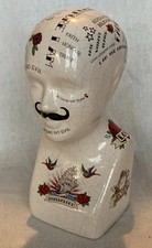 Phrenology head tattoo for sale  NOTTINGHAM
