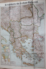 Kriegskarte balkan halbinsel gebraucht kaufen  Schongau