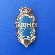 Triumph bicycle headbadge for sale  COLCHESTER