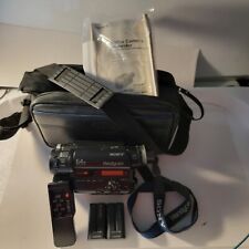 Cámara de video Sony Hi8 Handycam con estuche grabadora-piezas/reparación segunda mano  Embacar hacia Mexico