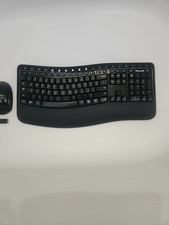 Teclado Microsoft Wireless Comfort 5000 modelo 1394 com mouse e dongle correspondentes comprar usado  Enviando para Brazil