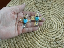 Turquoise heart citrine for sale  Carrizozo