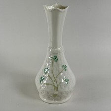 Belleek shamrock vase for sale  Holley