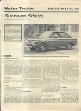 Sunbeam stiletto motor for sale  BATLEY
