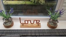 Love sign copper for sale  MORECAMBE