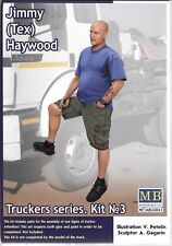 Master Box Jimmy (TEX) Haywood, boneco caminhoneiro 1/24 043, elogio aos caminhões B4 comprar usado  Enviando para Brazil