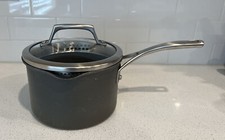 SUR LA TABLE Aço Inoxidável Antiaderente 3 QT * 2,8L Panela de Molho Tampa de Vidro, usado comprar usado  Enviando para Brazil