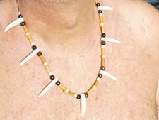 Wolf teeth necklace for sale  Wimauma
