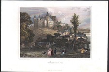 1850 gravure aquarellée d'occasion  Besançon