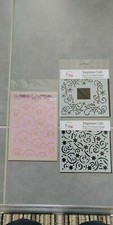 Assorted craft stencils for sale  SPALDING