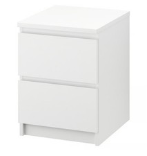 White bedside table for sale  LONDON