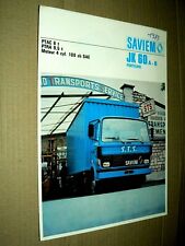 Prospectus camion saviem d'occasion  Charolles
