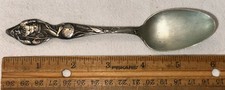 ANTIGA INCRÍVEL PRATA ESTERLINA ESTADO UNIDO COLHER LEMBRANÇA INDIANA ESPIGA MILHO comprar usado  Enviando para Brazil
