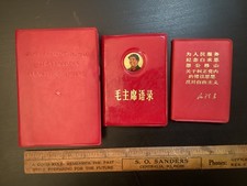 QUOTATIONS FROM CHAIRMAN MAO 1966 1st English Ed. Little Red Book +2 in Chinese, usado comprar usado QUOTATIONS FROM CHAIRMAN MAO 1966 1st English Ed. Little Red Book +2 in Chinese, usado comprar usado  Enviando para Brazil