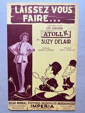 1951 LAUREL & HARDY LAST FILM partitura ATOL K publicada Paris, FRANÇA comprar usado  Enviando para Brazil