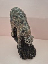 Soapstone carved leopard for sale  KETTERING