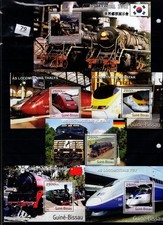 NV GUINÉ BISSAU 2001 - MNH - LOCOMOTIVAS, TRENS - 6 S/S comprar usado NV GUINÉ BISSAU 2001 - MNH - LOCOMOTIVAS, TRENS - 6 S/S comprar usado  Enviando para Brazil