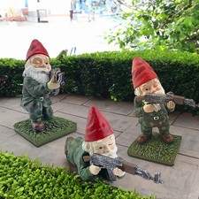 3pcs garden gnomes for sale  MIDDLESBROUGH