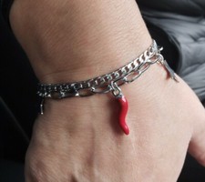 Bracciale donna acciaio usato  Massa di Somma
