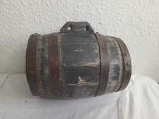 Barril vintage St Bernard. Madeira e metal. Retrô. Peça decorativa rústica. comprar usado  Enviando para Brazil