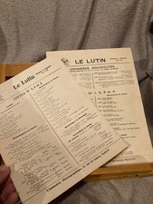 Lutin phonographe prospectus d'occasion  Rennes-