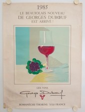 Affiche beaujolais nouveau d'occasion  La Courtine