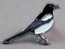 Magpie pin badge for sale  COALVILLE