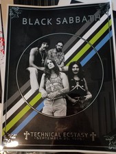 Pôster Black Sabbath Technical Ecstasy 18x24 mercadoria oficial 25 de setembro de 1976 comprar usado  Enviando para Brazil