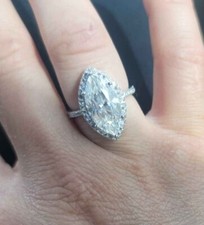 10k moissonite ring. for sale  Waterford