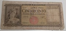 Banconote 500 lire usato  Zandobbio