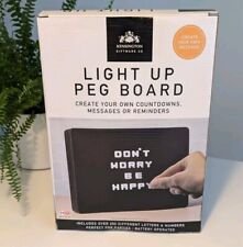 Light peg board for sale  BICESTER