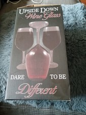Upside wine glass for sale  CUMNOCK